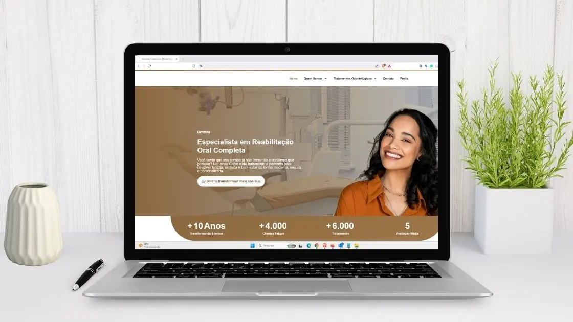Estrutura Ideal de Site para clínicas otimizada com SEO médico